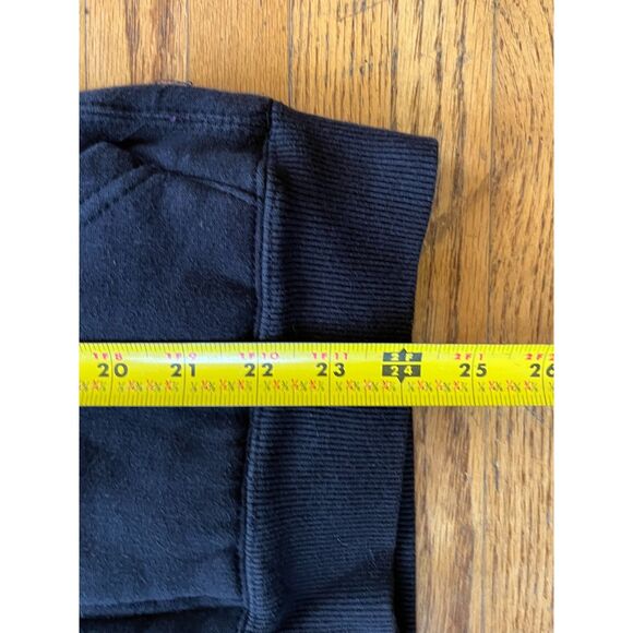 SIMS Black Full Zip Snowboard Sweatshirt FIshing Hoodie Mens Size Small - Picture 7 of 9